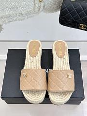 Chanel Thick-soled Slippers In Taupe - 3