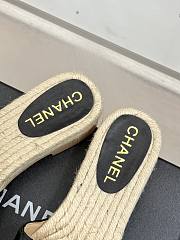 Chanel Thick-soled Slippers In Black - 5