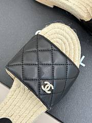 Chanel Thick-soled Slippers In Black - 4