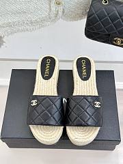 Chanel Thick-soled Slippers In Black - 2