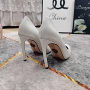 DG Pointed Toe high heels in white - 5