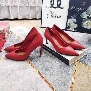 DG Pointed Toe high heels in red