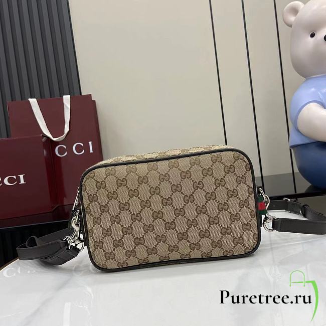 GUCCI | GG canvas small crossbody bag Forest beige GG canvas - 1
