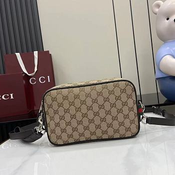 GUCCI | GG canvas small crossbody bag Forest beige GG canvas
