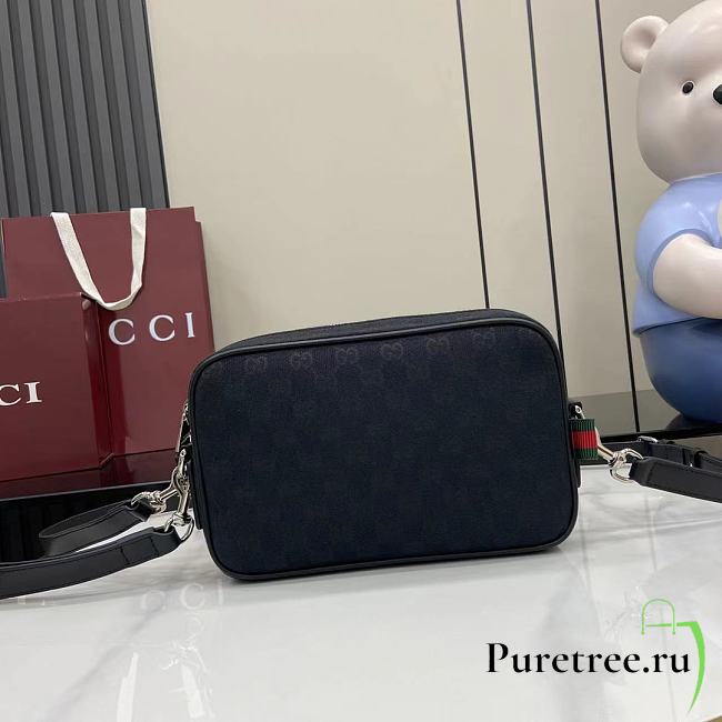 GUCCI | GG canvas small crossbody bag Forest black GG canvas - 1
