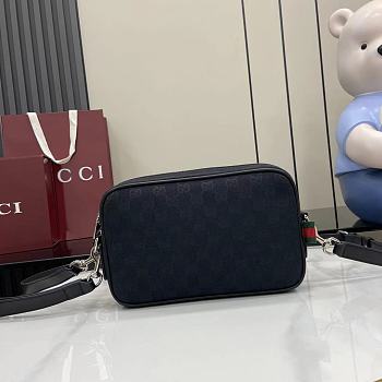 GUCCI | GG canvas small crossbody bag Forest black GG canvas
