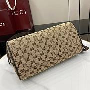 GUCCI | GG canvas small cylinder bag in beige - 4
