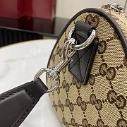 GUCCI | GG canvas small cylinder bag in beige - 2