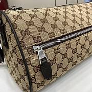 GUCCI | GG canvas small cylinder bag in beige - 3