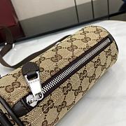 GUCCI | GG canvas mini cylinder bag in beige - 2