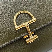 GUCCI | Softbit continental wallet grainy leather in green - 2