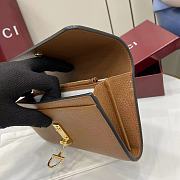 GUCCI | Softbit continental wallet grainy leather in brown - 3