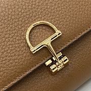 GUCCI | Softbit continental wallet grainy leather in brown - 2