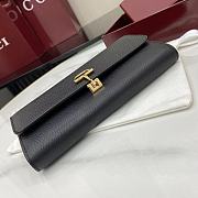 GUCCI | Softbit continental wallet grainy leather in black - 6