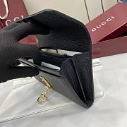 GUCCI | Softbit continental wallet grainy leather in black - 3