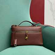 LORO PIANA | Extra Bag L27 Smooth Calfskin Deep Kummel/Sun Gold - 1