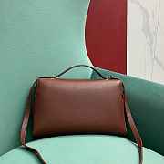 LORO PIANA | Extra Bag L27 Smooth Calfskin Deep Kummel/Sun Gold - 3