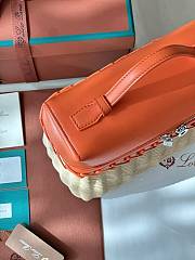 LORO PIANA | Extra Pocket L19 North-South wicker orange - 6