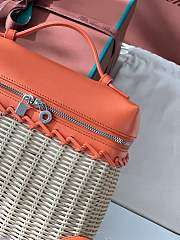 LORO PIANA | Extra Pocket L19 North-South wicker orange - 4
