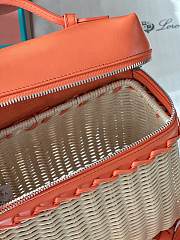 LORO PIANA | Extra Pocket L19 North-South wicker orange - 2