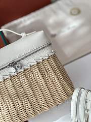 LORO PIANA | Extra Pocket L19 North-South wicker white - 3