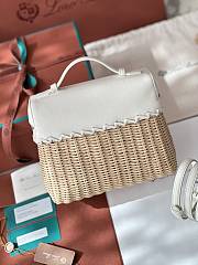 LORO PIANA | Extra Pocket L19 North-South wicker white - 2