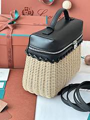LORO PIANA | Extra Pocket L19 North-South wicker black - 4
