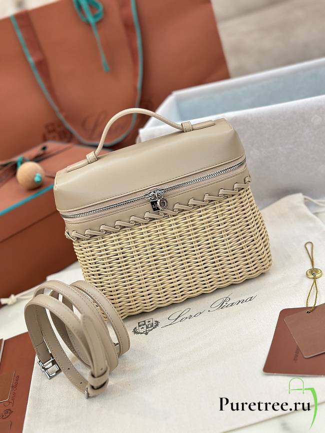 LORO PIANA | Extra Pocket L19 North-South wicker beige - 1