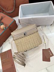 LORO PIANA | Extra Pocket L19 North-South wicker beige - 2