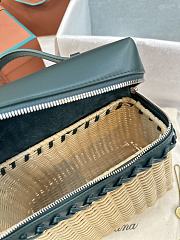 LORO PIANA | Extra Pocket L19 North-South wicker dark green - 2