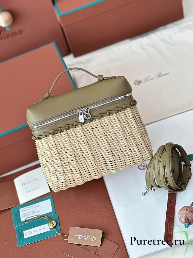 LORO PIANA | Extra Pocket L19 North-South wicker green - 1