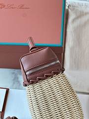 LORO PIANA | Extra Pocket L19 North-South wicker Deep Kummel - 2
