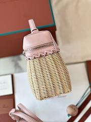 LORO PIANA | Extra Pocket L19 North-South wicker pink - 4