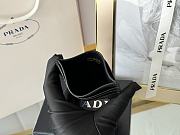 PRADA | Fiery Saffiano Leather Card Holder In Gold-Black - 6