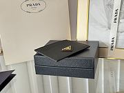 PRADA | Fiery Saffiano Leather Card Holder In Gold-Black - 5