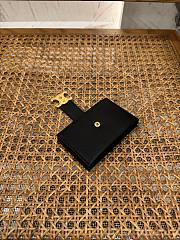CELINE | Triomphe Accordeon Wallet In Black - 3