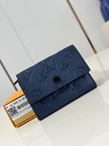 LOUIS VUITTON | Victor Wallet G65 Navy Blue 