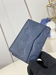 LOUIS VUITTON | Pocket Organizer Wallet Navy Blue M14786 - 6