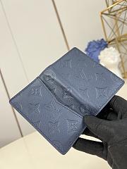 LOUIS VUITTON | Pocket Organizer Wallet Navy Blue M14786 - 5