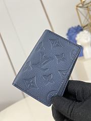 LOUIS VUITTON | Pocket Organizer Wallet Navy Blue M14786 - 3