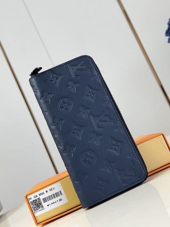 LOUIS VUITTON | Zippy Wallet Horizontal Navy Blue M14847