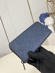 LOUIS VUITTON | Zippy Wallet Horizontal Navy Blue M14847 - 6