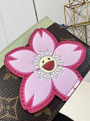 LV x TM Card Holder Sakura Brown M13429 - 2