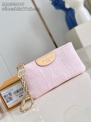 LOUIS VUITTON | Key Pouch Denim Washed Pink M13208 - 1