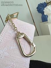 LOUIS VUITTON | Key Pouch Denim Washed Pink M13208 - 6
