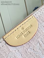 LOUIS VUITTON | Key Pouch Denim Washed Pink M13208 - 4