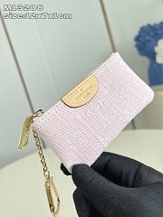 LOUIS VUITTON | Key Pouch Denim Washed Pink M13208 - 2