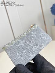 LOUIS VUITTON | Key Pouch Denim Washed Blue M13208 - 6