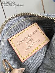 LOUIS VUITTON | Key Pouch Denim Washed Blue M13208 - 2