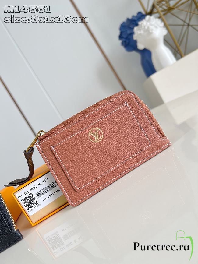 LOUIS VUITTON | Low Key Card Wallet Cognac Brown  - 1